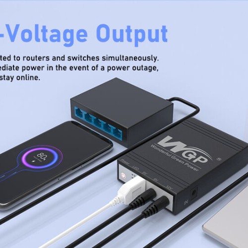 WGP Mini UPS 10400Amh 6-12 Hours+ Backup